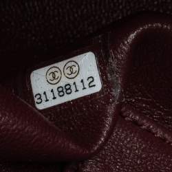 Pre Owned Chanel Black Caviar Leather Maxi Coco Top Handle Bag