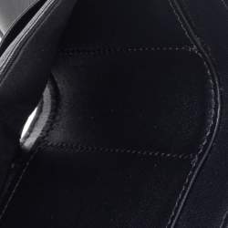 Pre Owned Chanel Black Caviar Leather Small CC Filigree Flap Wallet