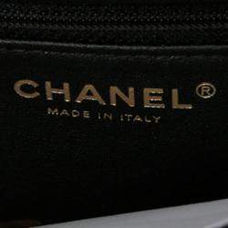 Pre Owned Chanel Black Quilted Lambskin Leather Trendy CC Flap Handle Bag