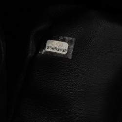 Pre Owned Chanel Grey/Black Sequins Small XXL Travel Flap Bag
