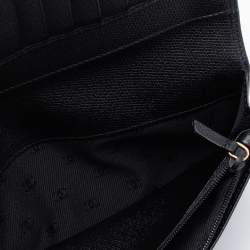 Chanel Black Leather Vintage CC Long Bifold Wallet