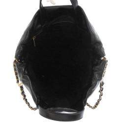 Pre Owned Chanel Black Leather Quilted 22 Backpack 
