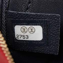 Pre Owned Chanel Red Leather CC Mania Waist Bag