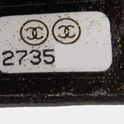 مملوكة مسبقًا Chanel Black Quilted Caviar Leather Boy Flap Wallet