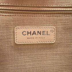 Chanel Pink Canvas Deauville Small Tote Bag