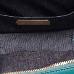 Pre Owned Chanel Green Leather CC Mania Waist Bag