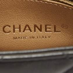 Pre Owned Chanel Black Quilted Leather Side-Packs Crossbody Bag