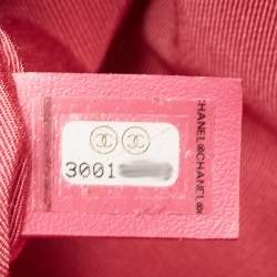 Pre Owned Chanel Multicolor Tweed and Leather Signature Bowling Bag 