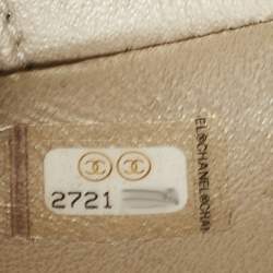 Pre Owned Chanel Navy Blue Caviar Leather Captain Gold Waist Bag