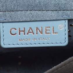 Pre Owned Chanel Black Leather Logo Eyelets Belt Bag