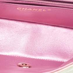 Chanel Iridescent Quilted Leather New Mini Classic Flap Bag