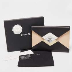 Pre Owned Chanel Multicolor Leather CC Clutch