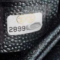 Pre Owned Chanel Metallic Grey Ombre Quilted Caviar Leather Coco Curve Flap Bag