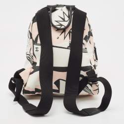 Pre Owned Chanel Multicolor  La Pausa Print Canvas Backpack