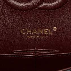 مملوكة مسبقًا Chanel Black Quilted Caviar Leather Medium Classic Double Flap Bag