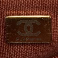 Chanel Brown Quilted Caviar Leather Classic Wallet on Chain