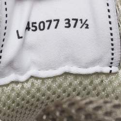 Chanel Multicolor Leather and Mesh CC Low Top Sneakers Size 37.5