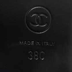 Chanel Beige Raffia CC Cap Toe Ballet Flats Size 38