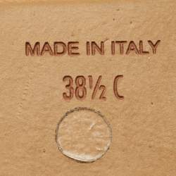 مملوك�ة مسبقًا Chanel Runway Size 38.5 Black/Brown Leather and Nylon Wedge Boots