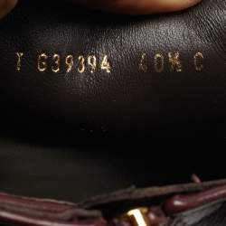 Pre Owned حذاء بوت شانيل ممتد إلى منتصف الساق جلد محبب أسود/ذهبي مقاس 40