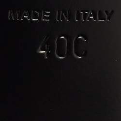 مملوكة مسبقًا Chanel CC Size 40 Black Patent Leather Ankle Length Boots