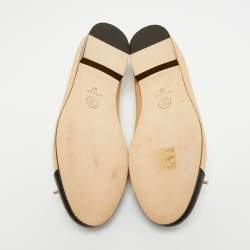 Pre Owned Chanel CC Size 37 Beige Leather Ballet Flats