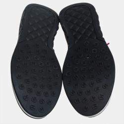 Chanel Purple Neoprene CC Low Top Sneakers Size 39
