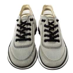 مملوكة مسبقًا حذاء رياضي شانيل سي سي شبكة أسود/ رمادي مقاس 40