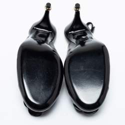 Chanel Black Leather Camellia Slingback Sandals Size 38