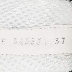 Chanel Blue Suede CC Low Top Sneakers Size 37