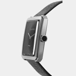 Chanel Black Stainless Steel Boy-Friend H5201 Manual Winding Women's Wristwatch 29 mm