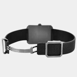 Chanel Black Stainless Steel Boy-Friend H5201 Manual Winding Women's Wristwatch 29 mm