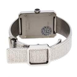 Chanel Black Stainless Steel Guilloche Boy-Friend H4878 Women's Wristwatch 27 mm