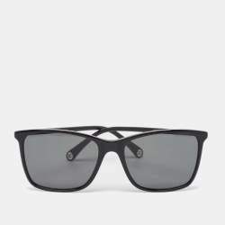 Pre Owned Chanel Black 5447 Square Sunglasses