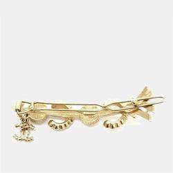مملوكة مسبقًا Chanel Metal Arrow Coco Hair Clip