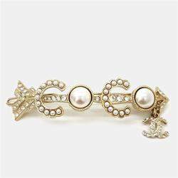 مملوكة مسبقًا Chanel Metal Arrow Coco Hair Clip