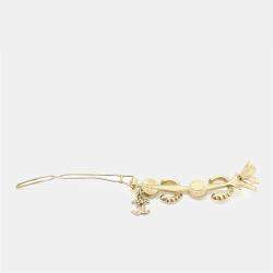 مملوكة مسبقًا Chanel Metal Arrow Coco Hair Clip