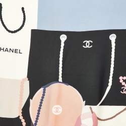 Chanel Multicolor Bags Print Silk Square Scarf