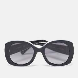 Pre Owned Chanel Black Gradient 9091 Square Sunglasses