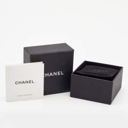 Pre Owned Chanel CC Lion Head Gold Tone Drop Earrings