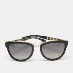 Pre Owned Chanel Black Gradient 5361-Q Chain Polarized Cat Eye Sunglasses