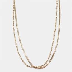 Chanel CC Crystal Faux Pearl Gold Tone Eyewear Chain
