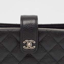 Chanel Red Quilted Leather CC Phone Holder Pouch