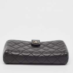 Chanel Red Quilted Leather CC Phone Holder Pouch