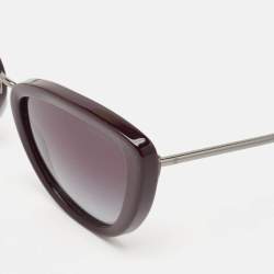 Pre Owned Chanel Burgundy/Black Gradient 5399 Cat Eye Sunglasses