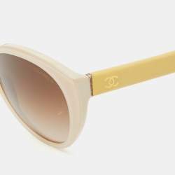 Chanel Beige/Brown Gradient 5252Q Cat Eye Sunglasses