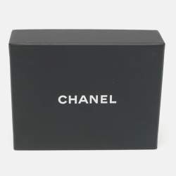 Pre Owned Chanel CC Faux Pearl Crystals Gold Tone Pendant Necklace