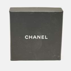 Chanel Strass CC Crystals Gold Tone Ring Size 55