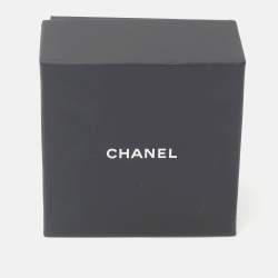 Pre Owned Chanel  Coco Love Double Strand Silver Tone Long Necklace