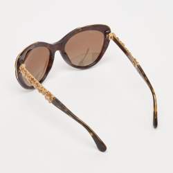 Chanel Tortoise Brown Gradient 5354 Bijou Polarizes Cat Eye Sunglasses
